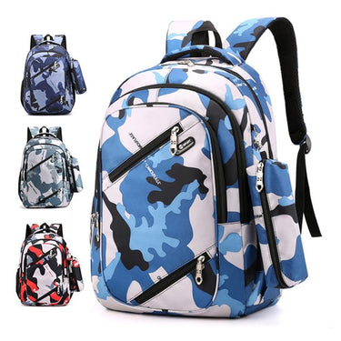 mochilas instituto online azul